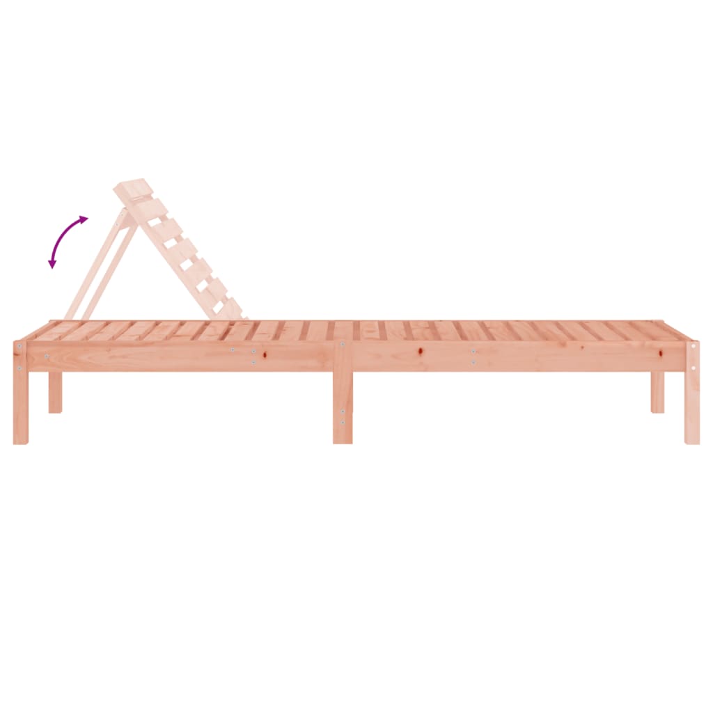 liggestol 199,5x60x74 cm massivt douglasgran