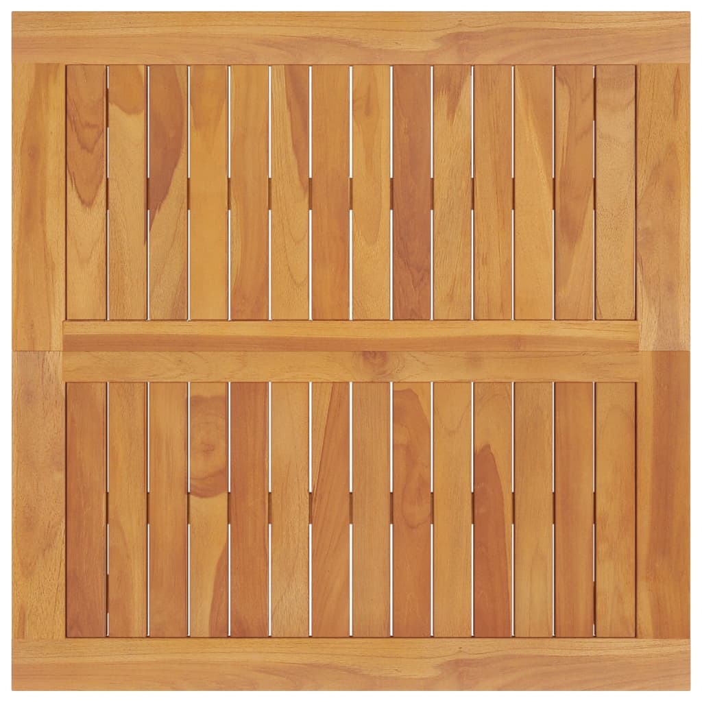 Batavia-bord 85x85x75 cm massivt teaktræ