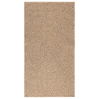 gulvtæppe ZIZUR 80x150 cm jute-look indendørs og udendørs