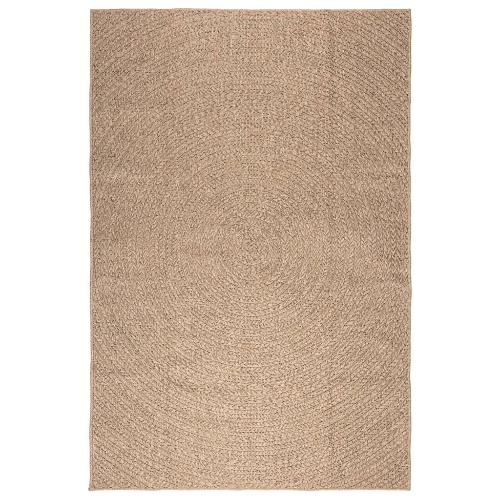 gulvtæppe ZIZUR 160x230 cm jute-look indendørs og udendørs