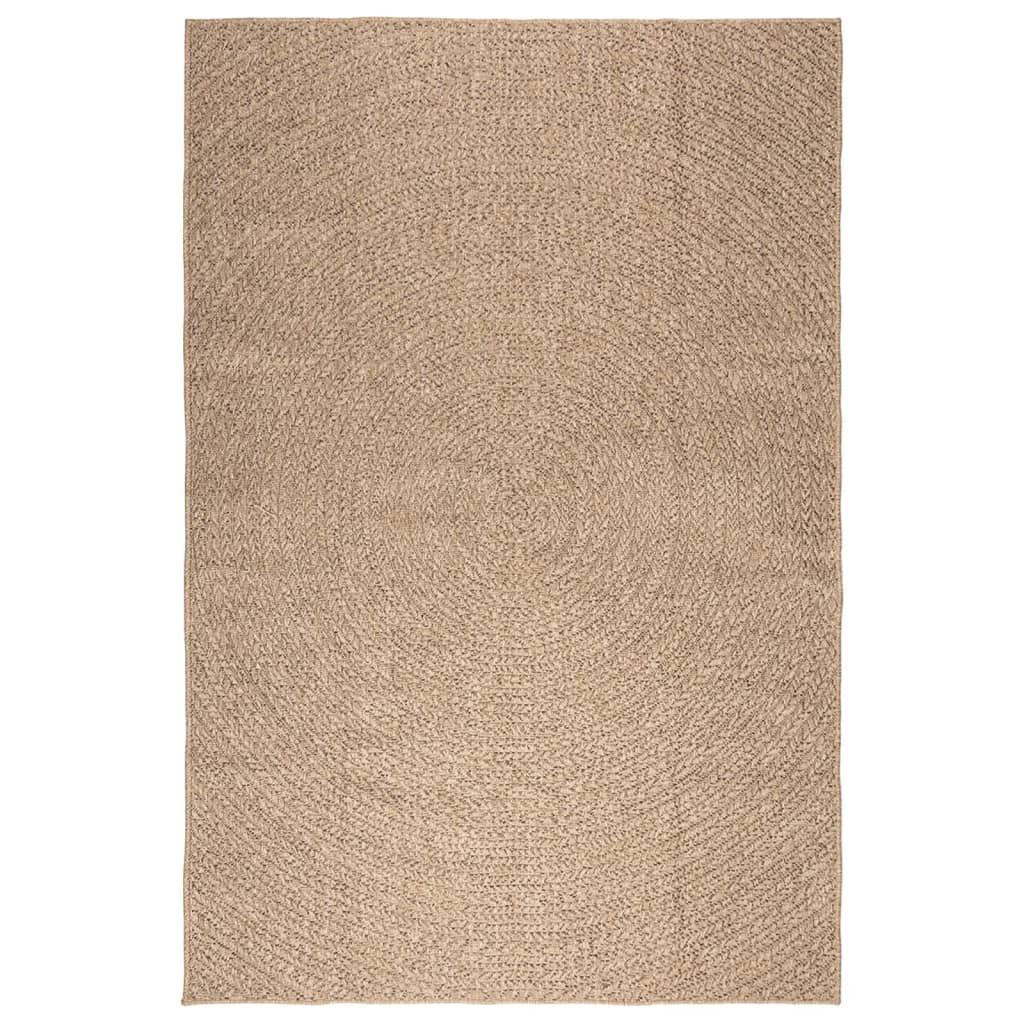 gulvtæppe ZIZUR 200x290 cm jute-look indendørs og udendørs