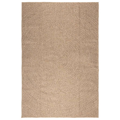 gulvtæppe ZIZUR 200x290 cm jute-look indendørs og udendørs