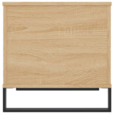 sofabord 60x44,5x45 cm konstrueret træ sonoma-eg