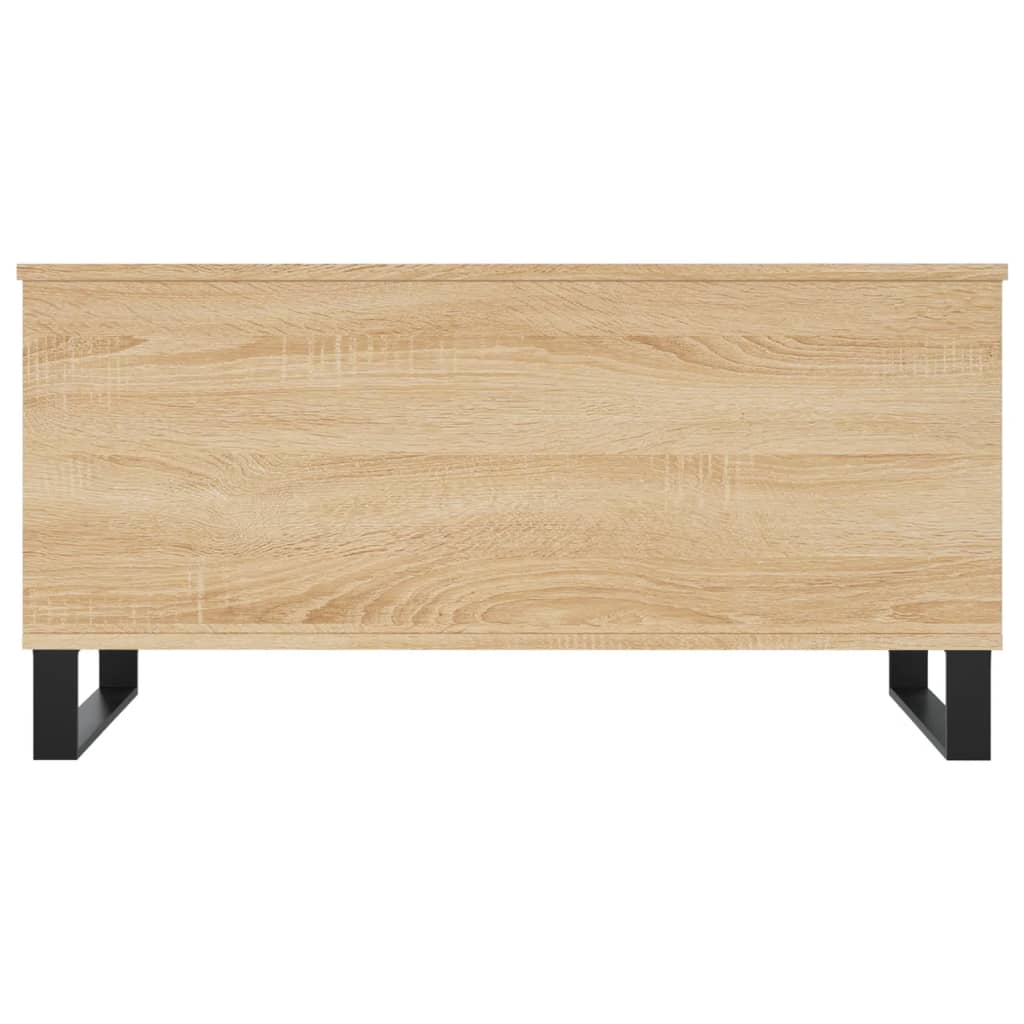 sofabord 90x44,5x45 cm konstrueret træ sonoma-eg