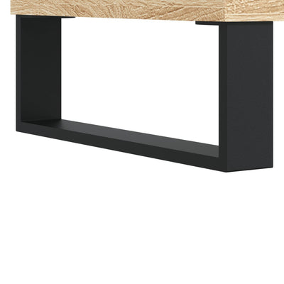 sofabord 102x44,5x50 cm konstrueret træ sonoma-eg