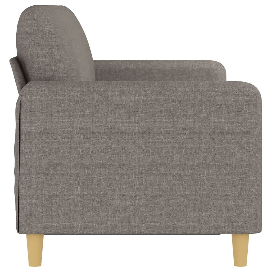 3-personers sofa 180 cm stof gråbrun