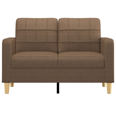 2-personers sofa 120 cm stof brun