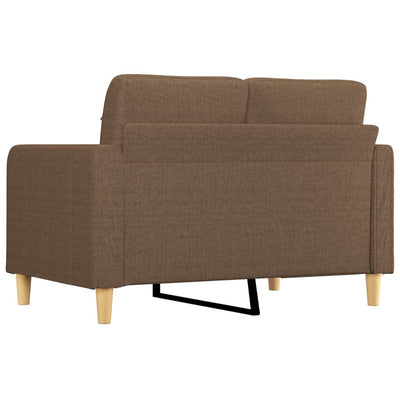 2-personers sofa 120 cm stof brun