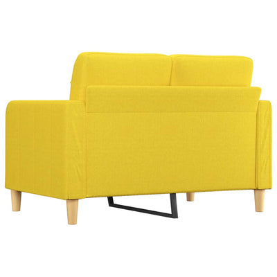 2-personers sofa 120 cm stof lysegul