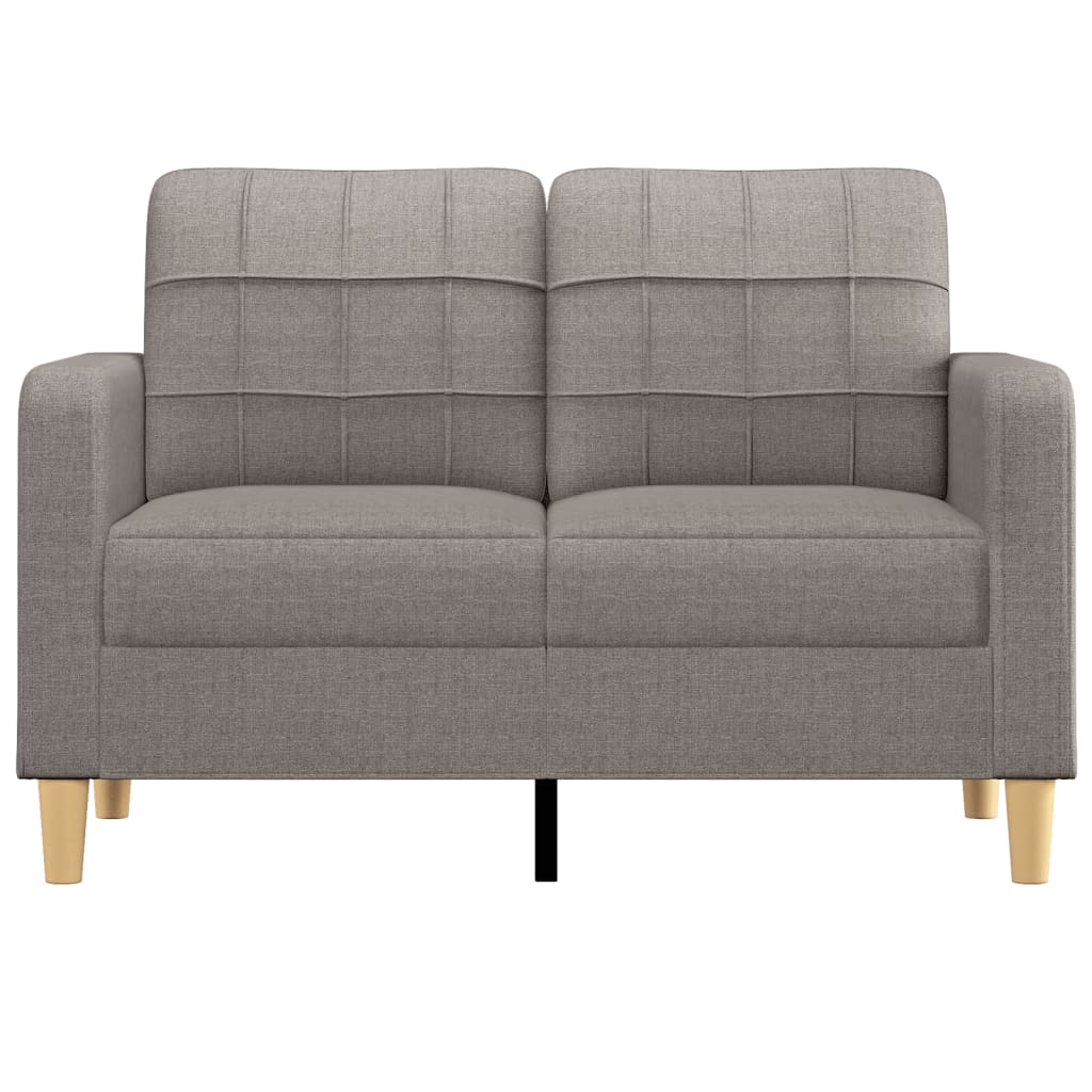 2-personers sofa 120 cm stof gråbrun