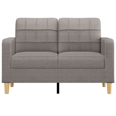 2-personers sofa 120 cm stof gråbrun