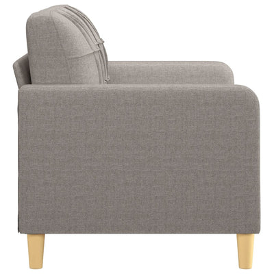 2-personers sofa 120 cm stof gråbrun