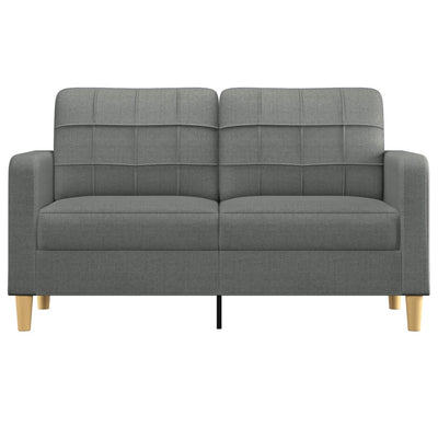 2-personers sofa 140 cm stof mørkegrå