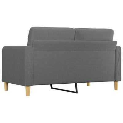 2-personers sofa 140 cm stof mørkegrå