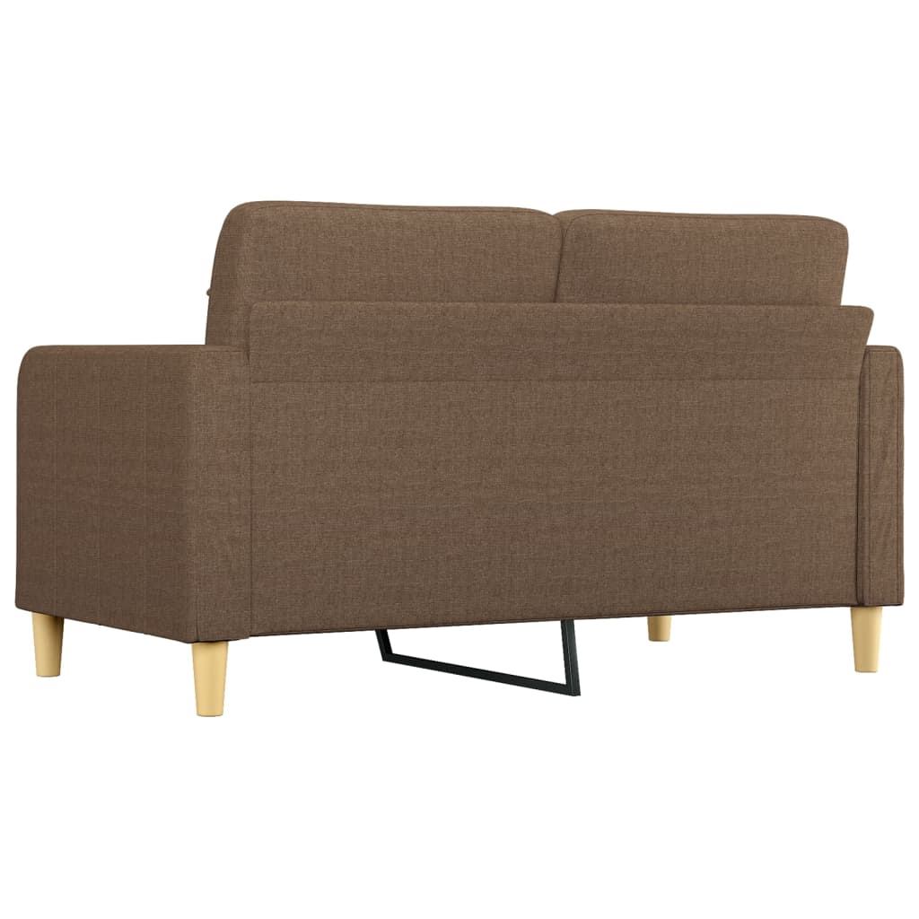 2-personers sofa 140 cm stof brun