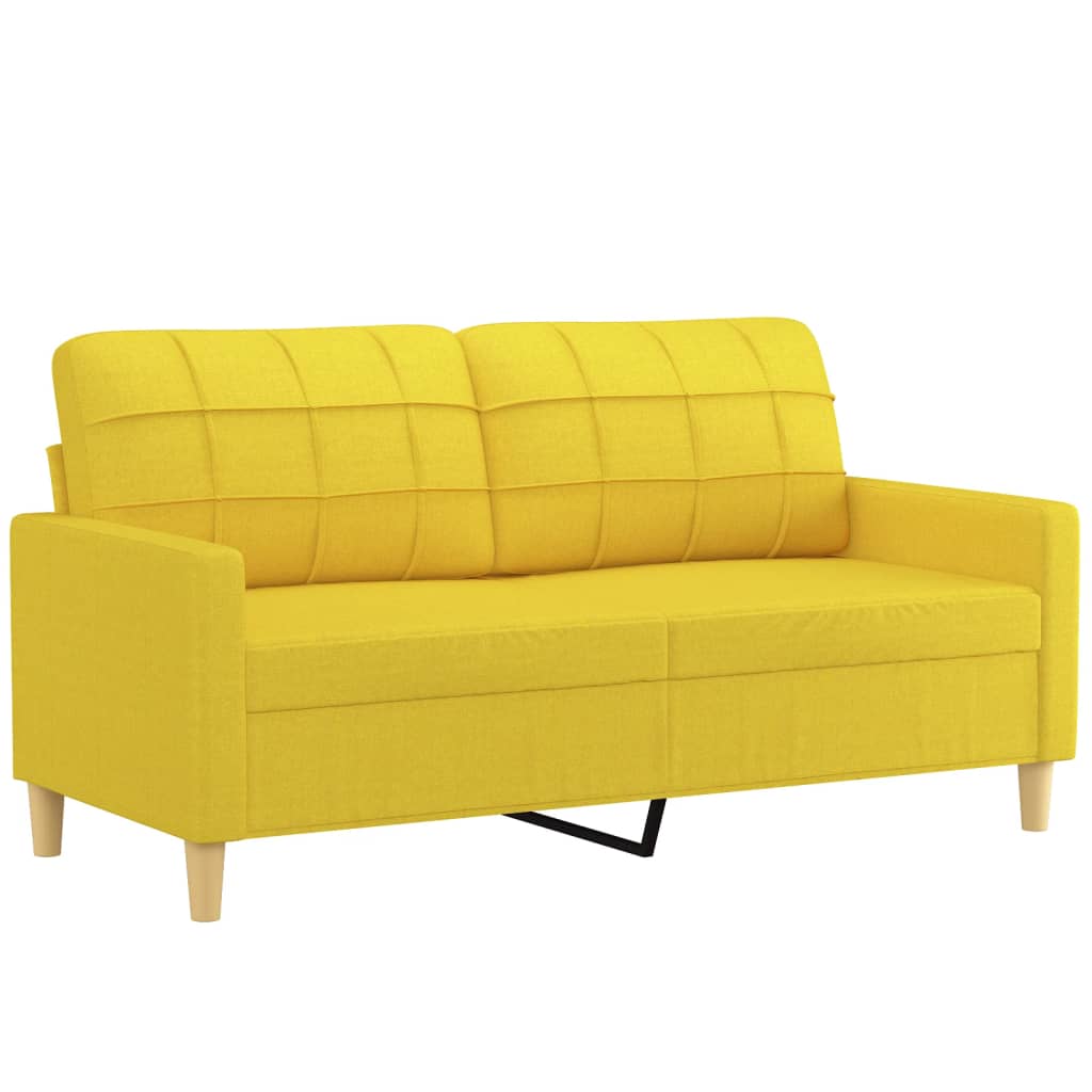 2-personers sofa 140 cm stof lysegul