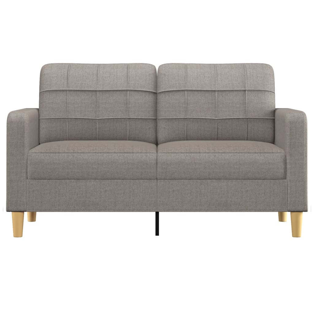 2-personers sofa 140 cm stof gråbrun