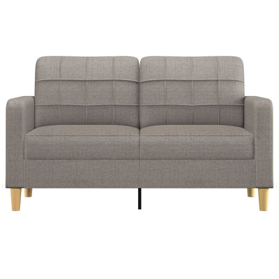 2-personers sofa 140 cm stof gråbrun