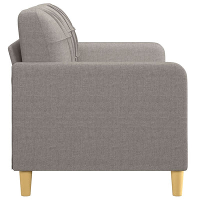 2-personers sofa 140 cm stof gråbrun