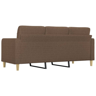 3-personers sofa 180 cm stof brun