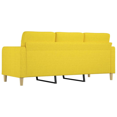 3-personers sofa 180 cm stof lysegul