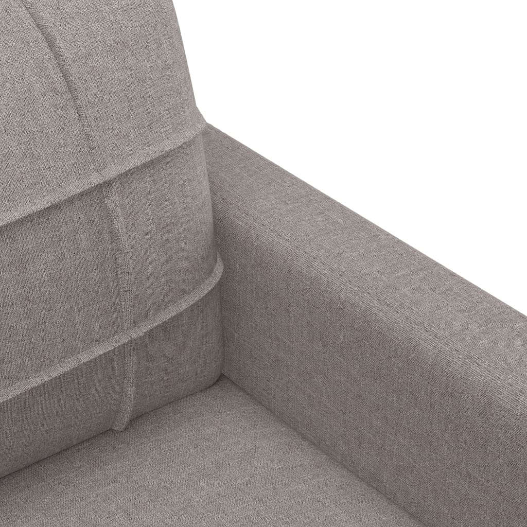 3-personers sofa 180 cm stof gråbrun