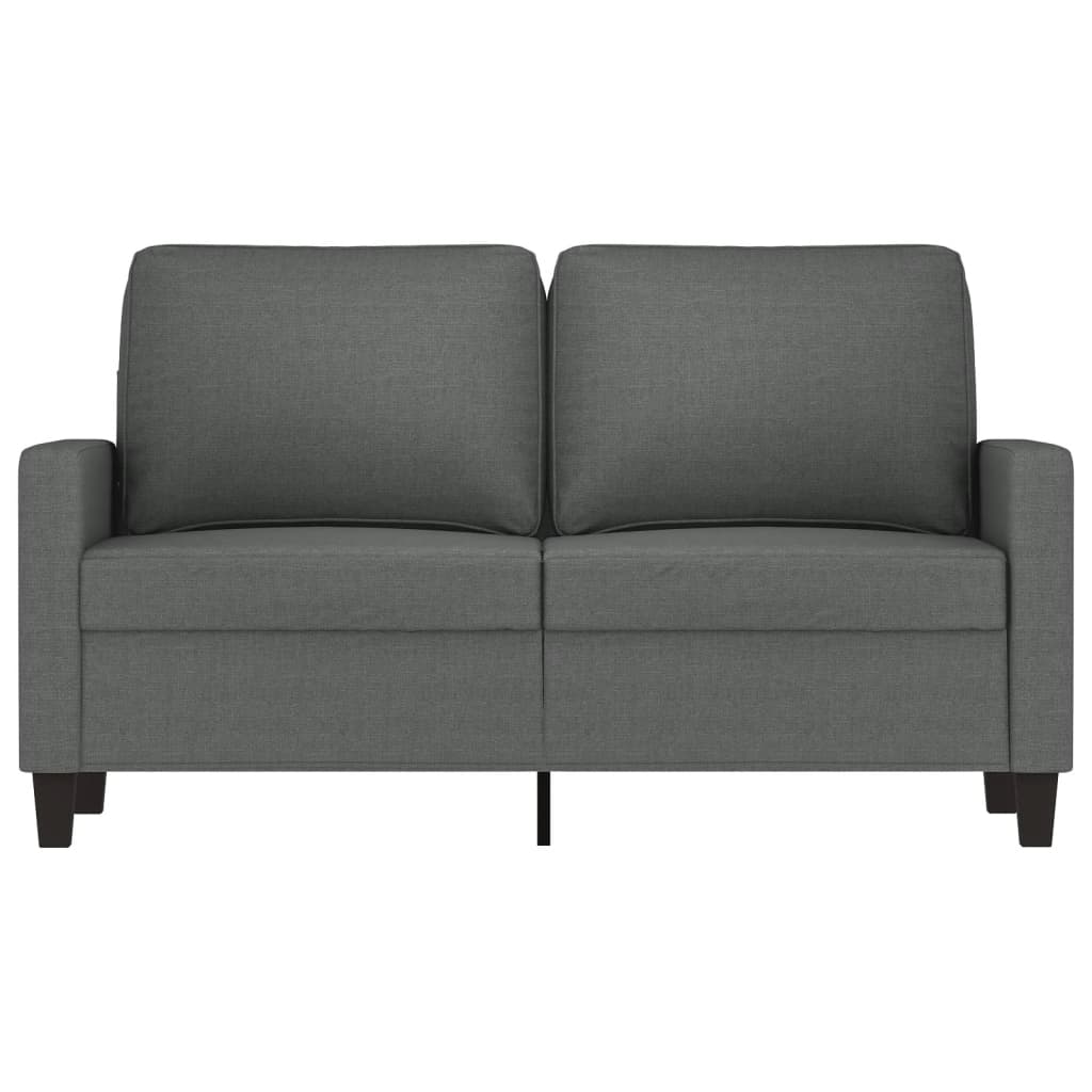 2-personers sofa 120 cm stof mørkegrå