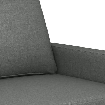 2-personers sofa 120 cm stof mørkegrå