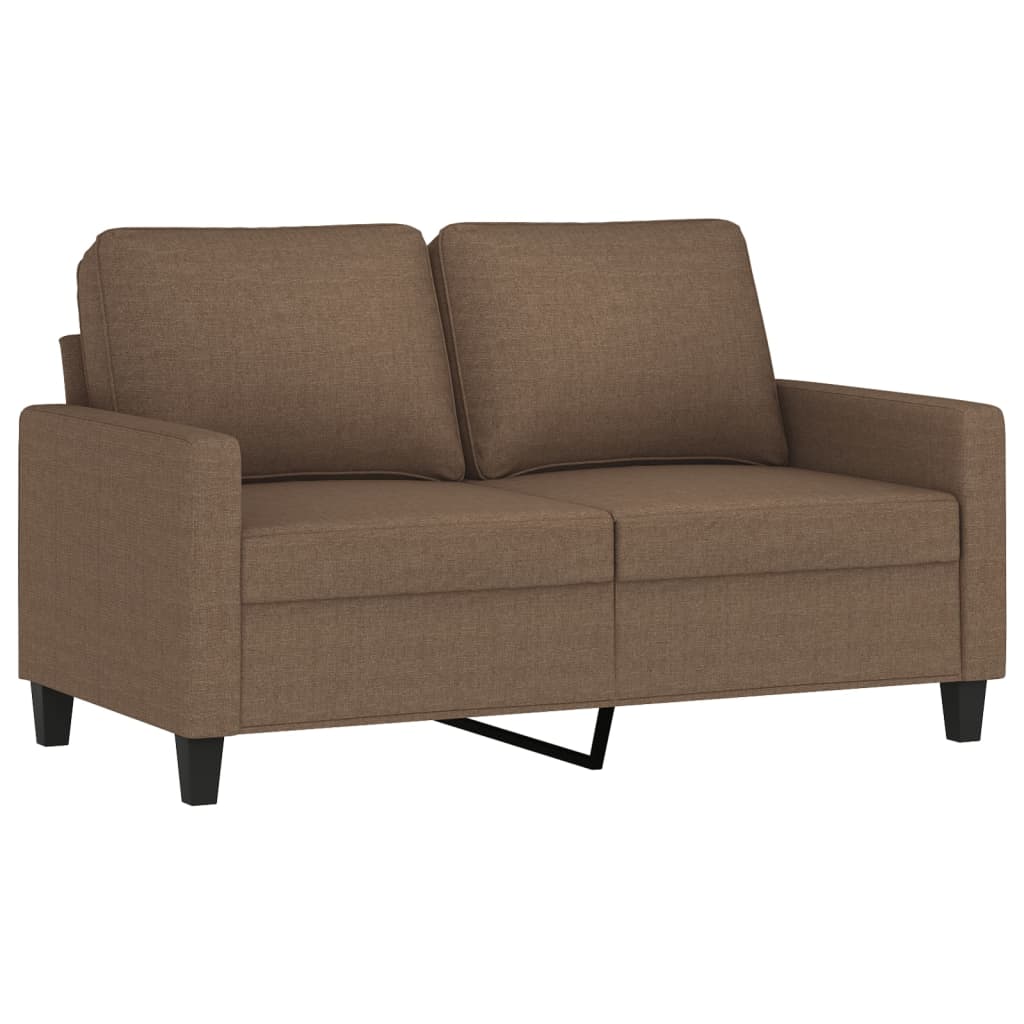 2-personers sofa 120 cm stof brun