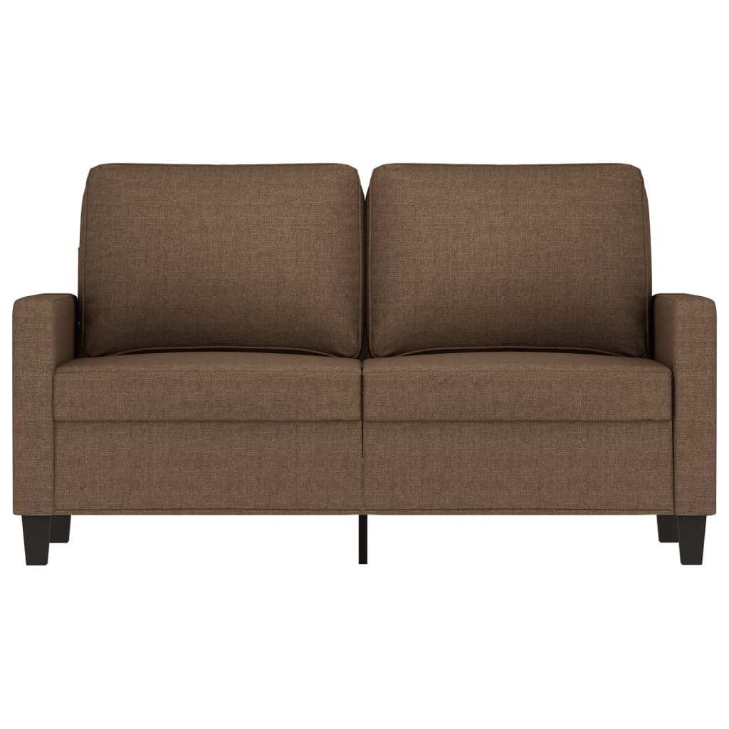 2-personers sofa 120 cm stof brun