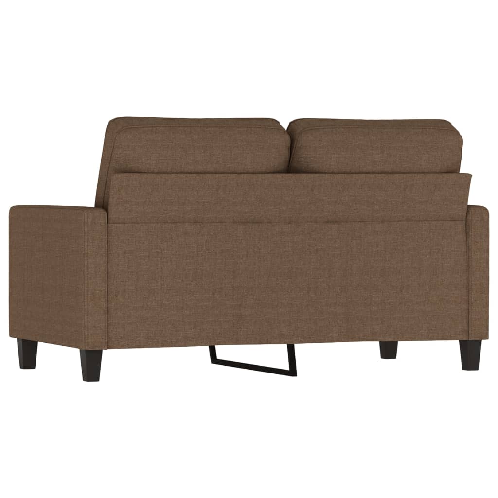 2-personers sofa 120 cm stof brun