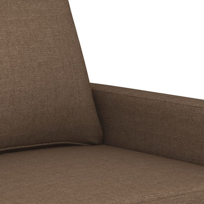 2-personers sofa 120 cm stof brun