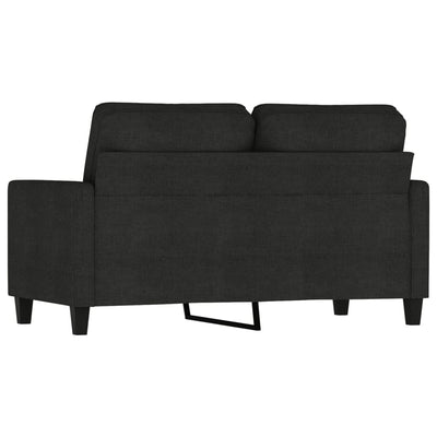 2-personers sofa 120 cm stof sort