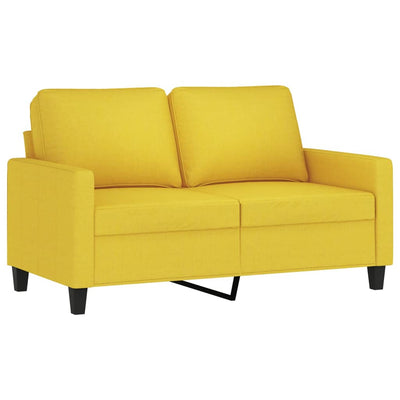 2-personers sofa 120 cm stof lysegul