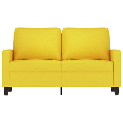 2-personers sofa 120 cm stof lysegul