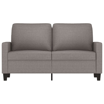 2-personers sofa 120 cm stof gråbrun