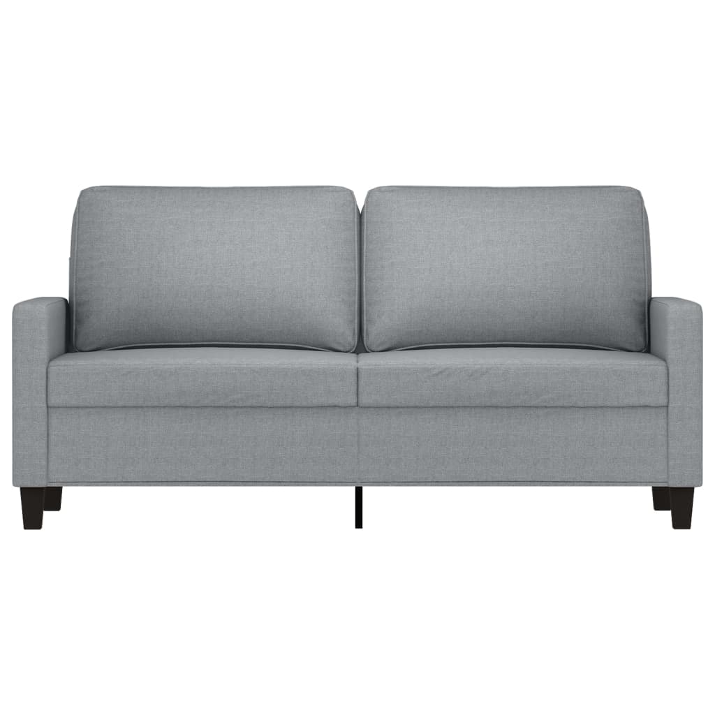 2-personers sofa 140 cm stof lysegrå