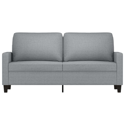 2-personers sofa 140 cm stof lysegrå