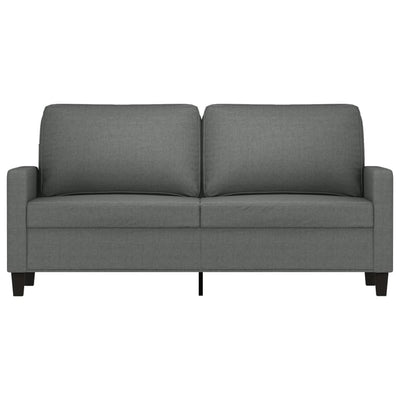 2-personers sofa 140 cm stof mørkegrå