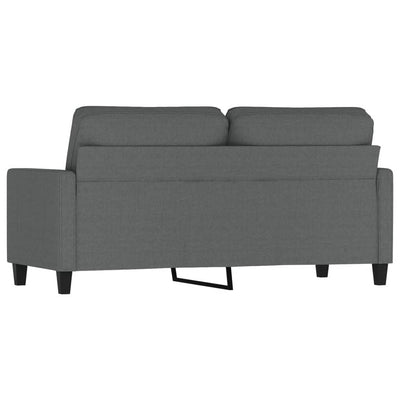 2-personers sofa 140 cm stof mørkegrå