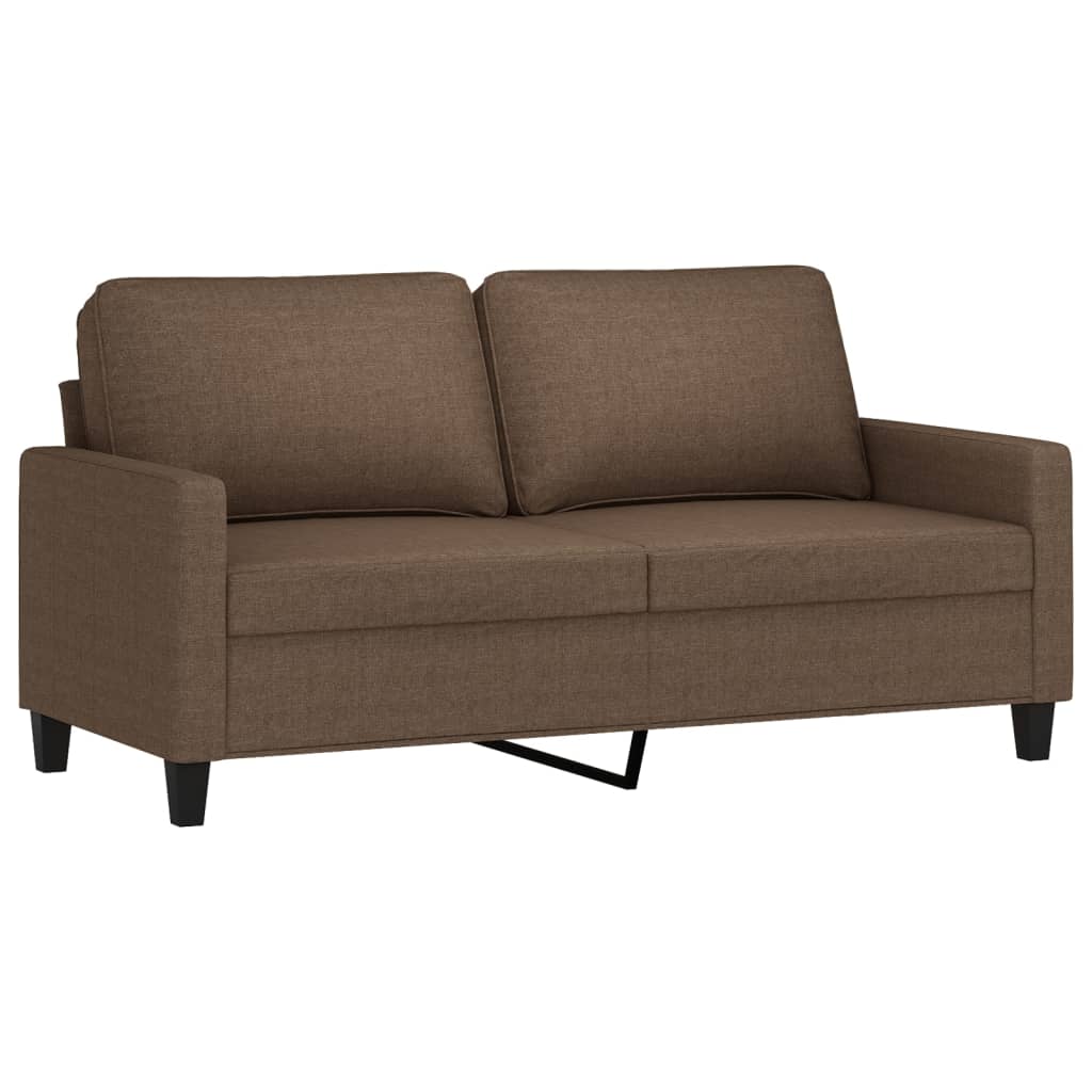 2-personers sofa 140 cm stof brun