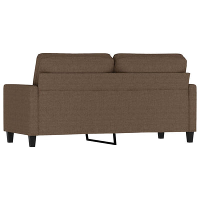 2-personers sofa 140 cm stof brun