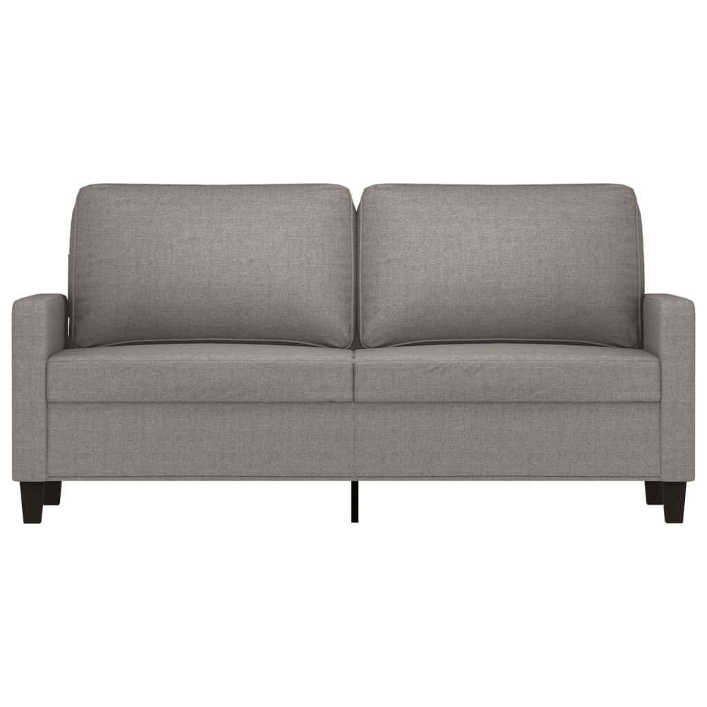 2-personers sofa 140 cm stof gråbrun