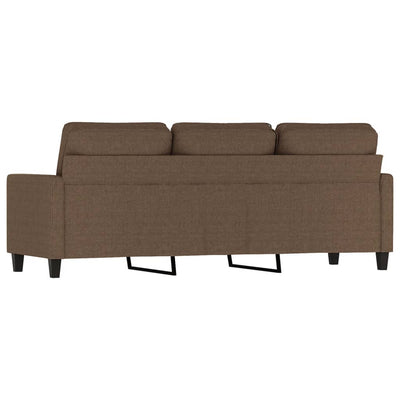 3-personers sofa 180 cm stof brun