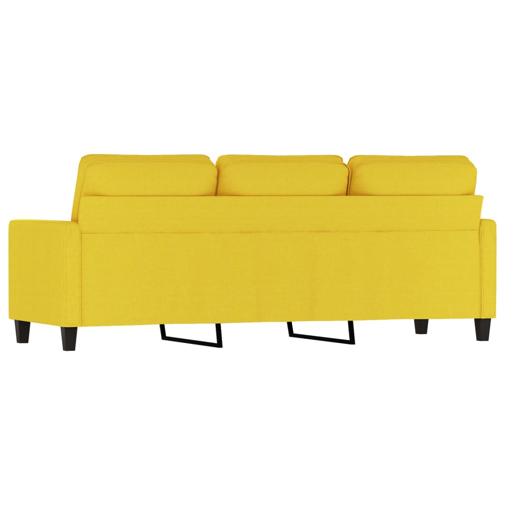 3-personers sofa 180 cm stof lysegul