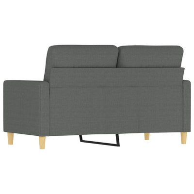 2-personers sofa 120 cm stof mørkegrå