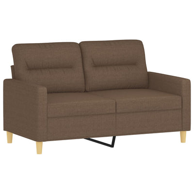 2-personers sofa 120 cm stof brun