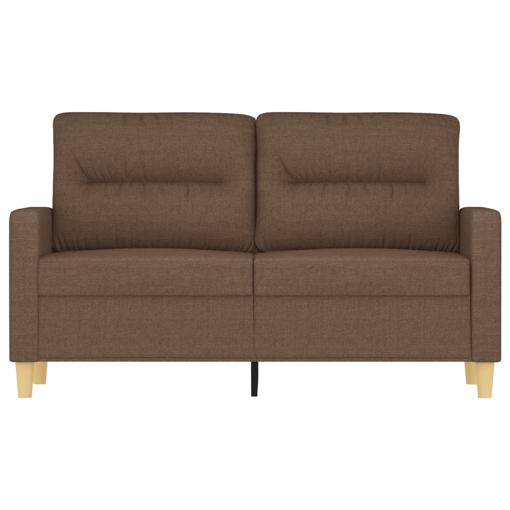 2-personers sofa 120 cm stof brun