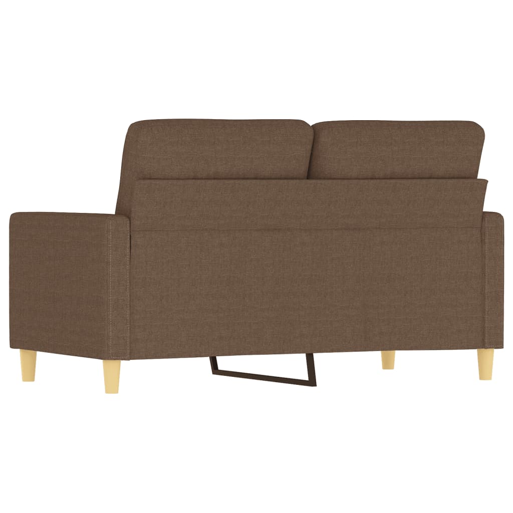 2-personers sofa 120 cm stof brun