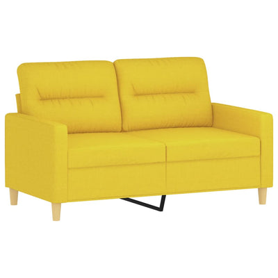 2-personers sofa 120 cm stof lysegul